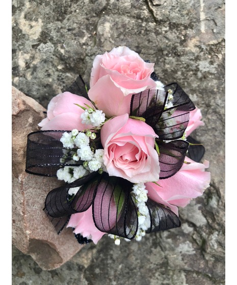 Pink Rose Wristlet | Wayne (NJ) Corsage & Boutonniere Delivery ...