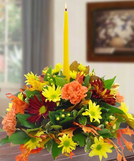 Round Harvest Centerpiece