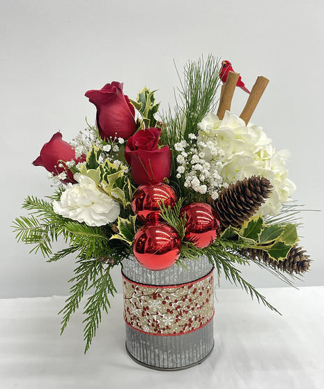 Cardinal  Winter's Embrace