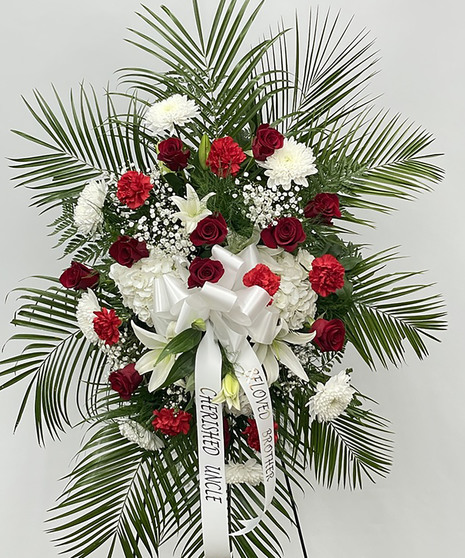Classic Red and White Spray