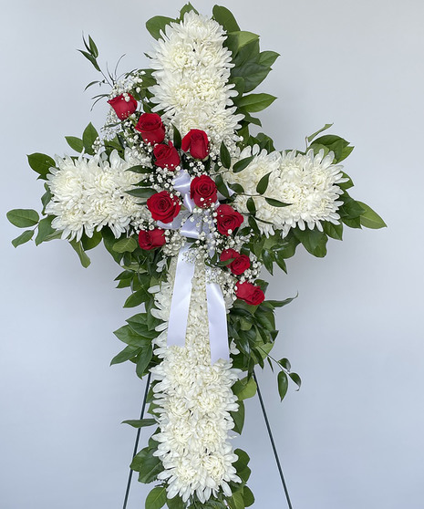 Standing Rose Cross